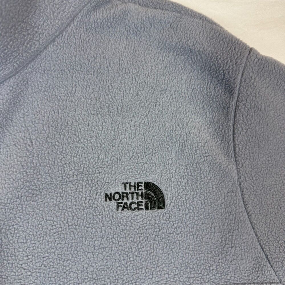 The North Face TKA 100 Glacier Quarter Zip Fleece Women's XL Gray AGDC Patch